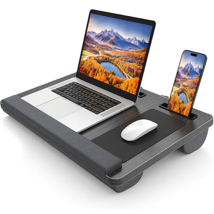 Ergonomic Laptop Holder with Wrist Support and Device Slots | Kalsten