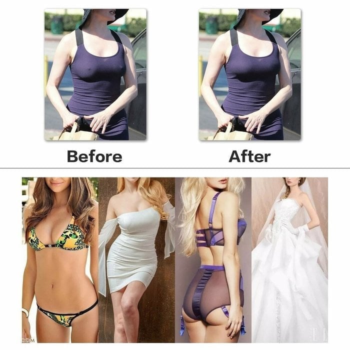 Kalsten | Plus size Sexy, strapless, invisible Push Up-Bra
