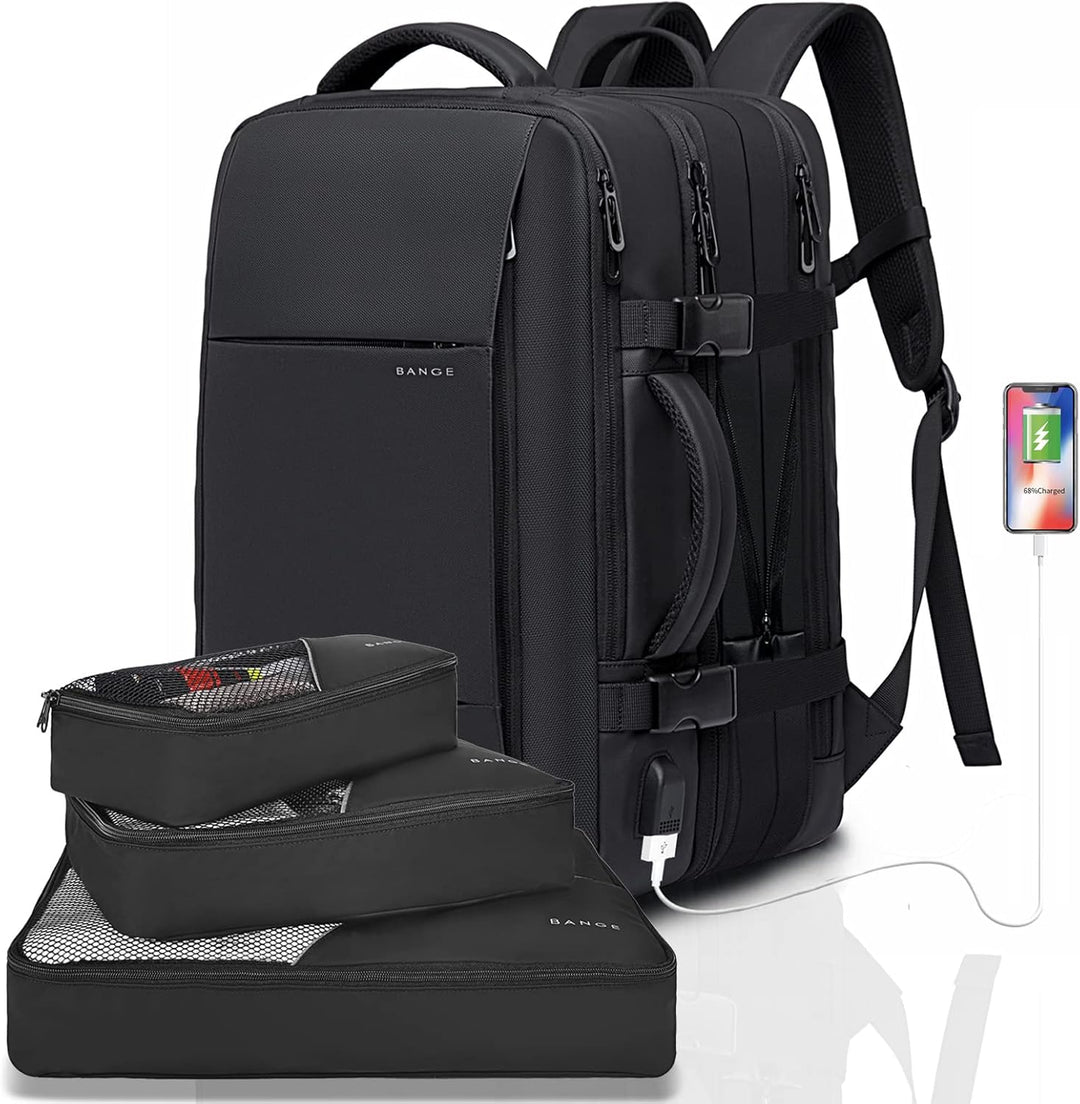 Expandable 26–45L Waterproof Travel Backpack with Laptop Sleeve & Duffle Carry | Kalsten