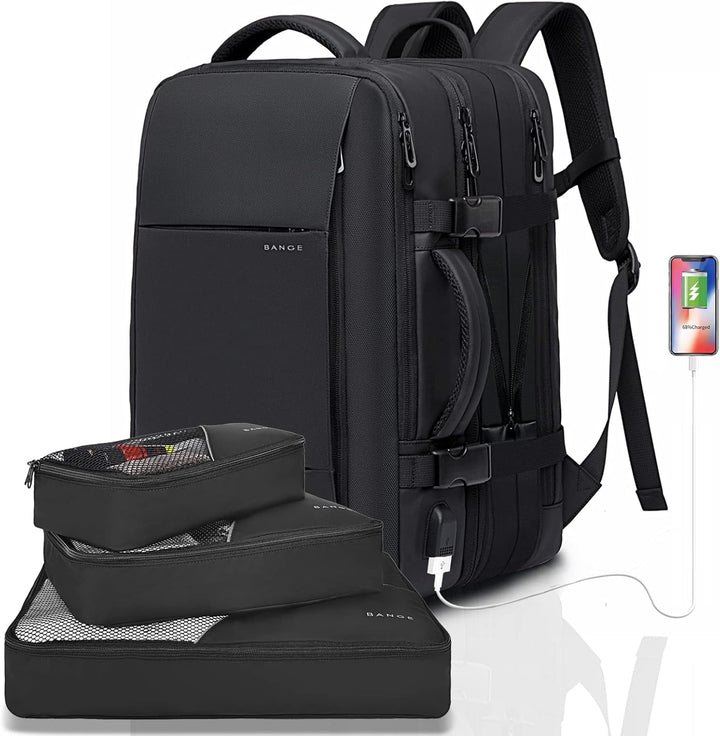 Expandable 26–45L Waterproof Travel Backpack with Laptop Sleeve & Duffle Carry | Kalsten