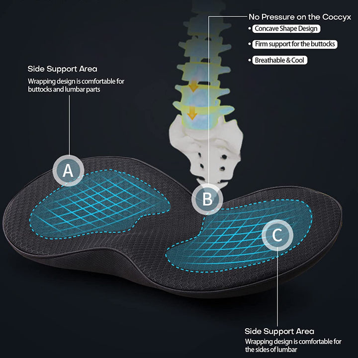 Memory Foam Car Seat Cushion Noxord