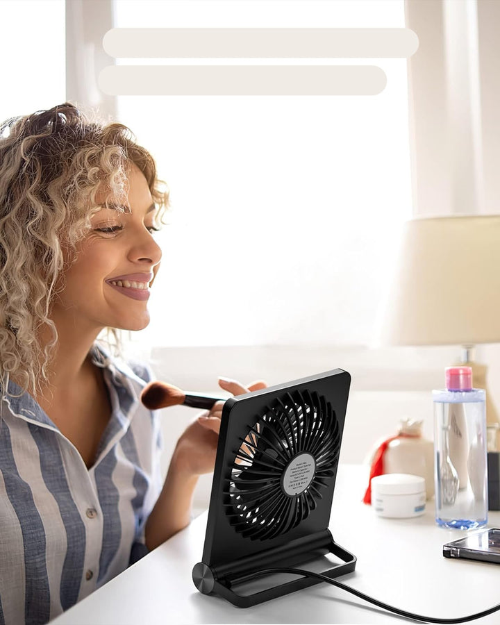 Ultra-Quiet Table Fan with USB – Compact & Powerful | Kalsten