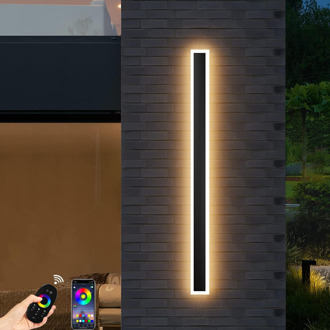 Dimmable Modern Outdoor LED Wall Strip Noxord
