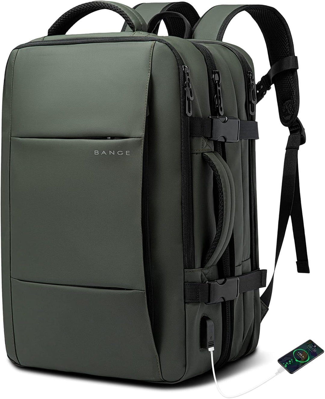 Expandable 26–45L Waterproof Travel Backpack with Laptop Sleeve & Duffle Carry | Kalsten