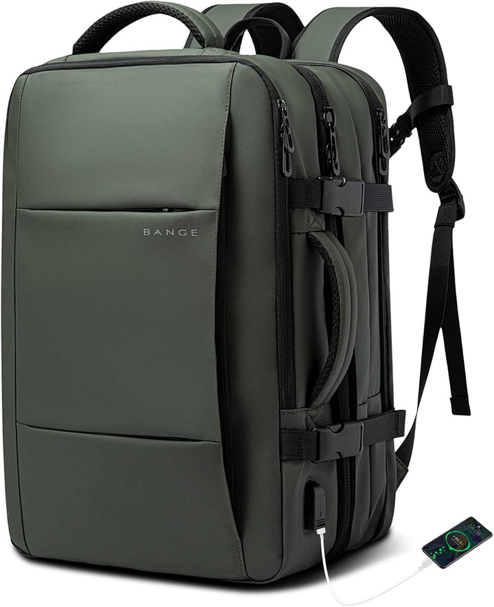 Expandable 26–45L Waterproof Travel Backpack with Laptop Sleeve & Duffle Carry | Kalsten