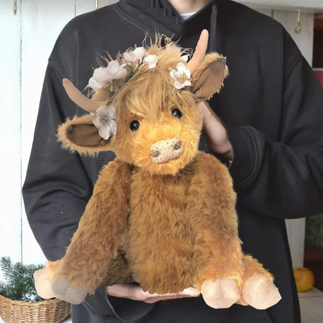 Kalsten | Plush Cuddle Cushion Highland Cow Toy