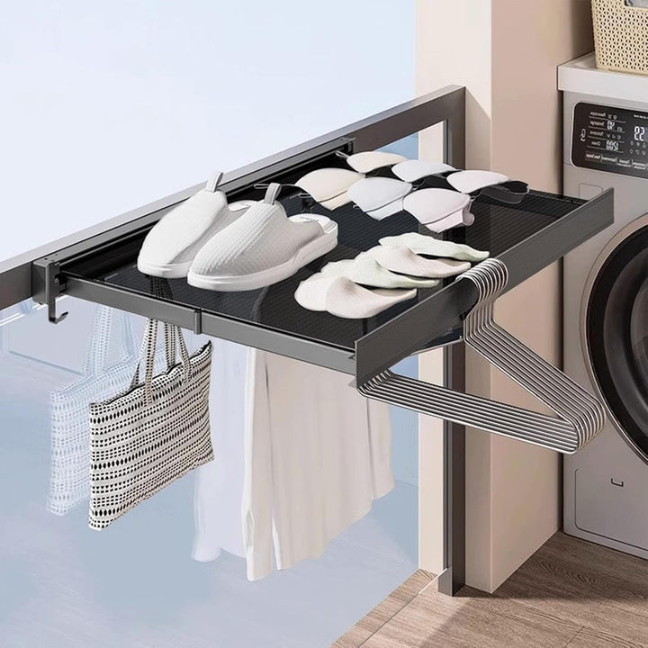 Wall-Mounted Folding Clothes Drying Rack