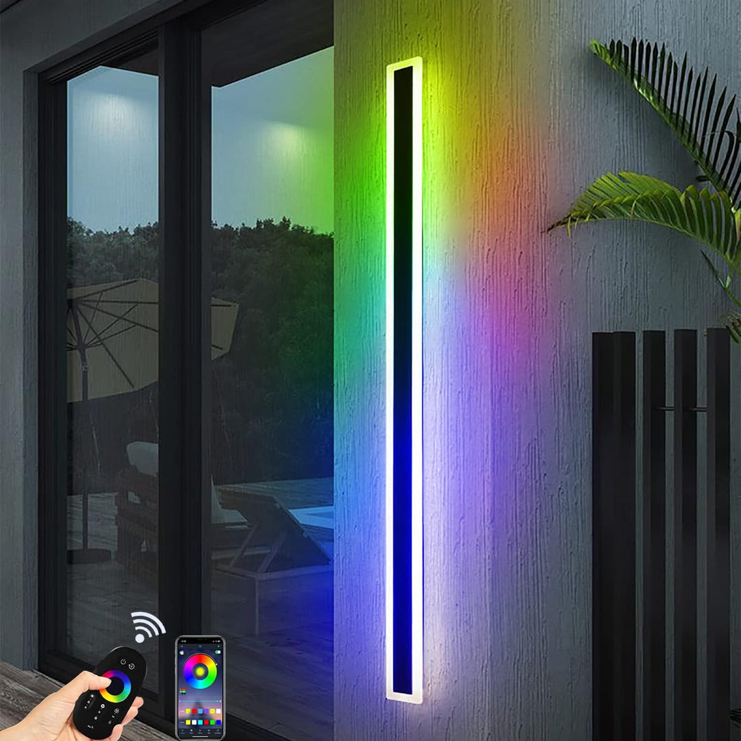 Dimmable Modern Outdoor LED Wall Strip Noxord