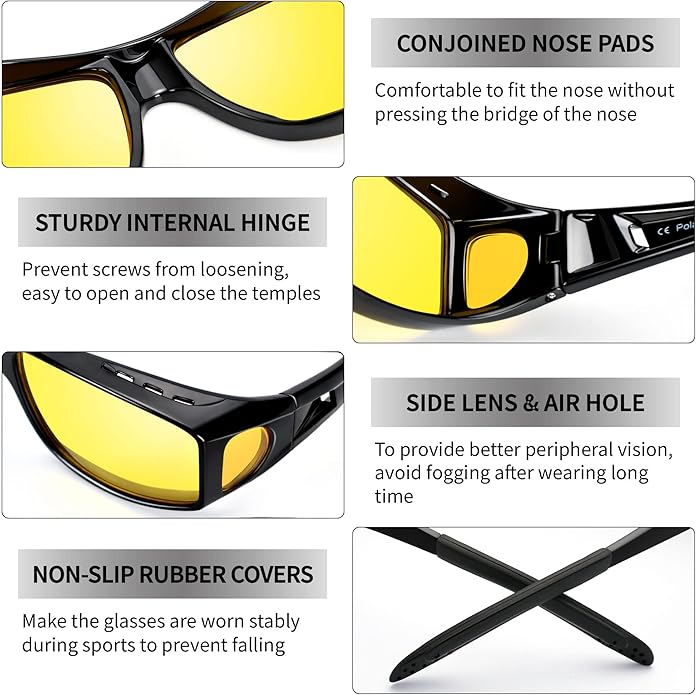 Anti-Reflective Night Driving Glasses