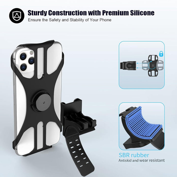 Bicycle phone holder 360° rotatable removable | Kalsten