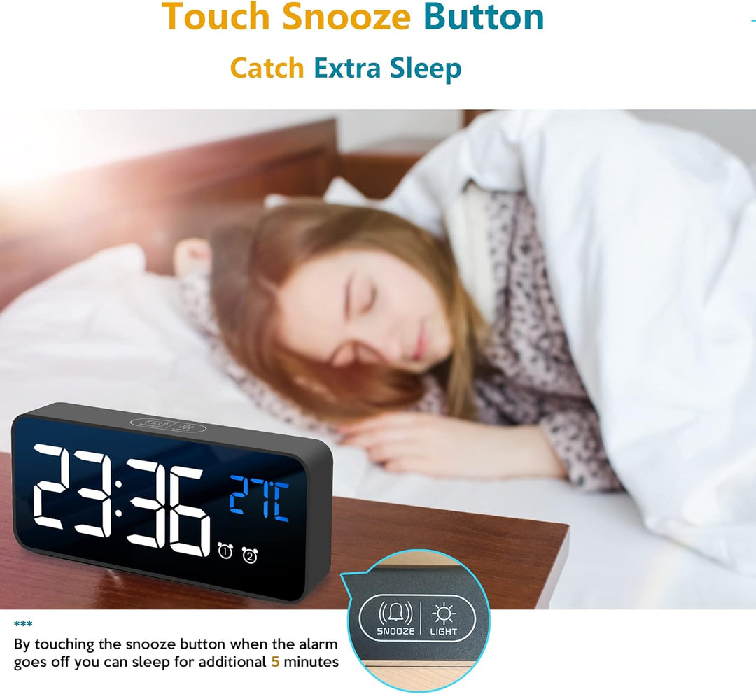 Kalsten | 11.5-Inch Digital Calendar Day Clock with 19 Reminders – Claryon
