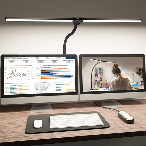 Adjustable LED Desk Lamp with Clamp