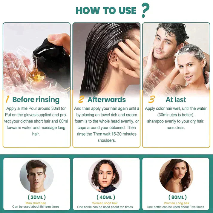 Sort Ayurvedic Hair Color Shampoo – No Side Effects