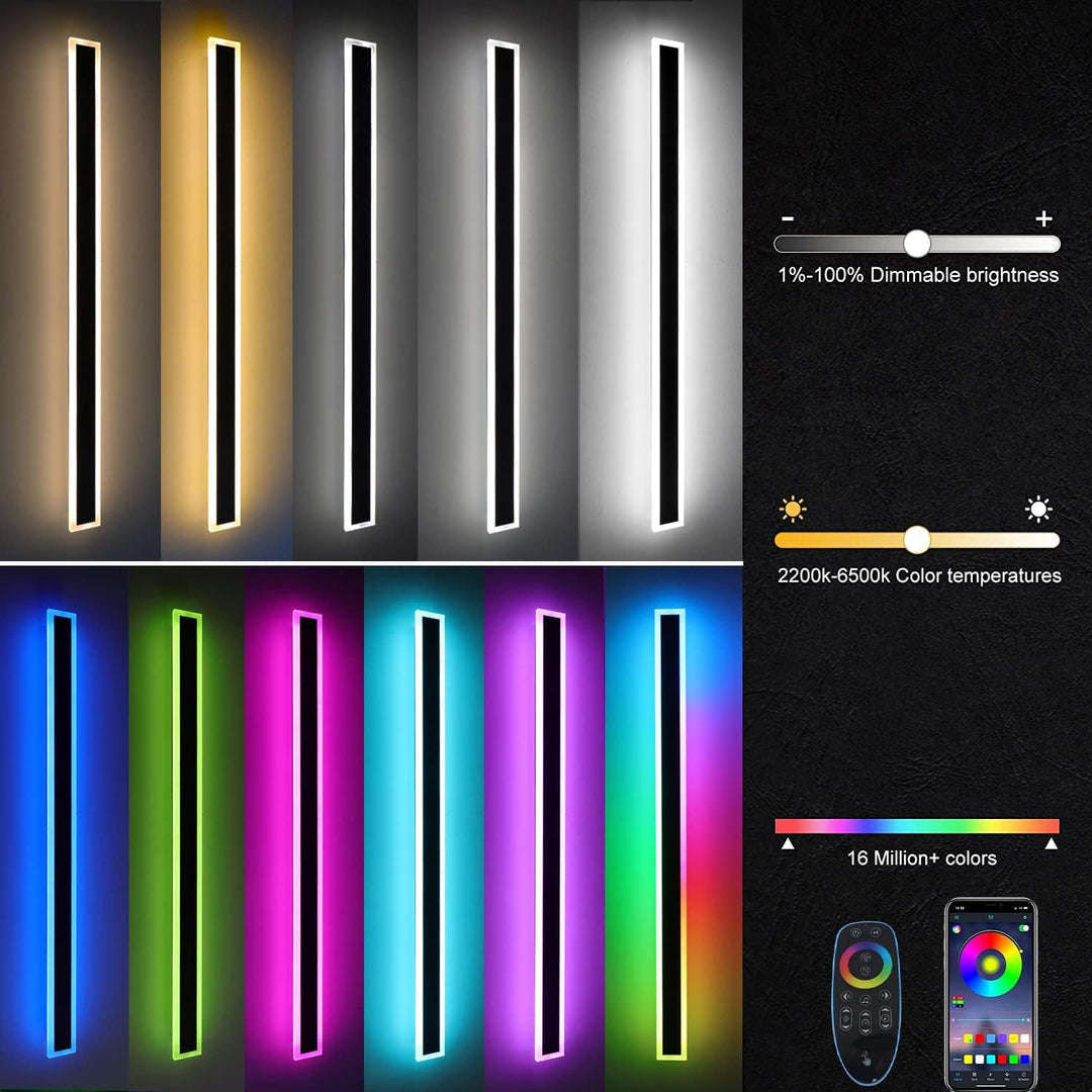 Dimmable Modern Outdoor LED Wall Strip Noxord