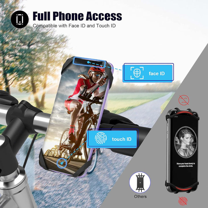 Bicycle phone holder 360° rotatable removable | Kalsten
