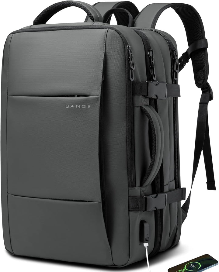 Expandable 26–45L Waterproof Travel Backpack with Laptop Sleeve & Duffle Carry | Kalsten