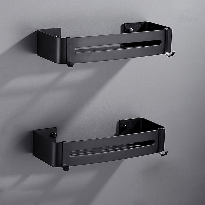 Kalsten | Matt Black Modern Bathroom Accessories Set, Set of 3, Bathroom Shelf