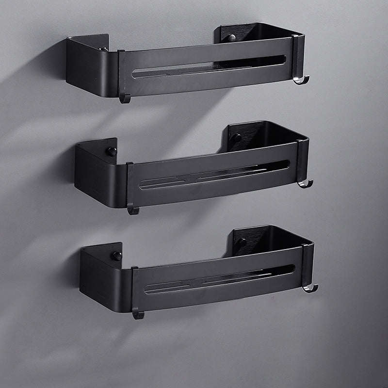 Kalsten | Matt Black Modern Bathroom Accessories Set, Set of 3, Bathroom Shelf