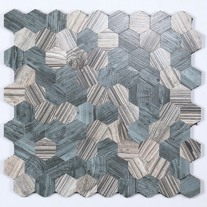 Peel & Stick Metal Mosaic Tiles