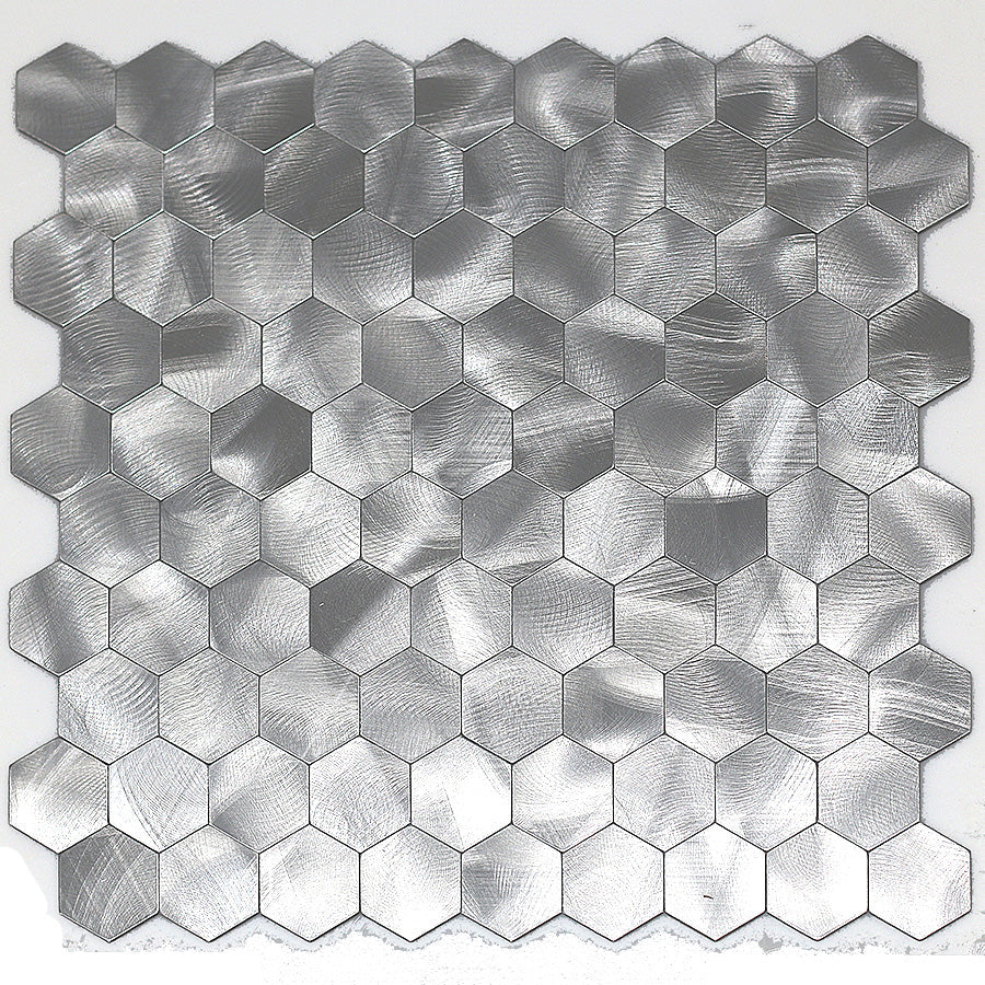 Peel & Stick Metal Mosaic Tiles