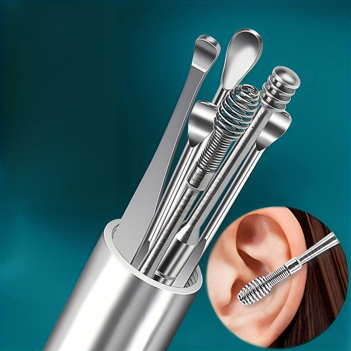 Ear cleaner set made of stainless steel | Kalsten
