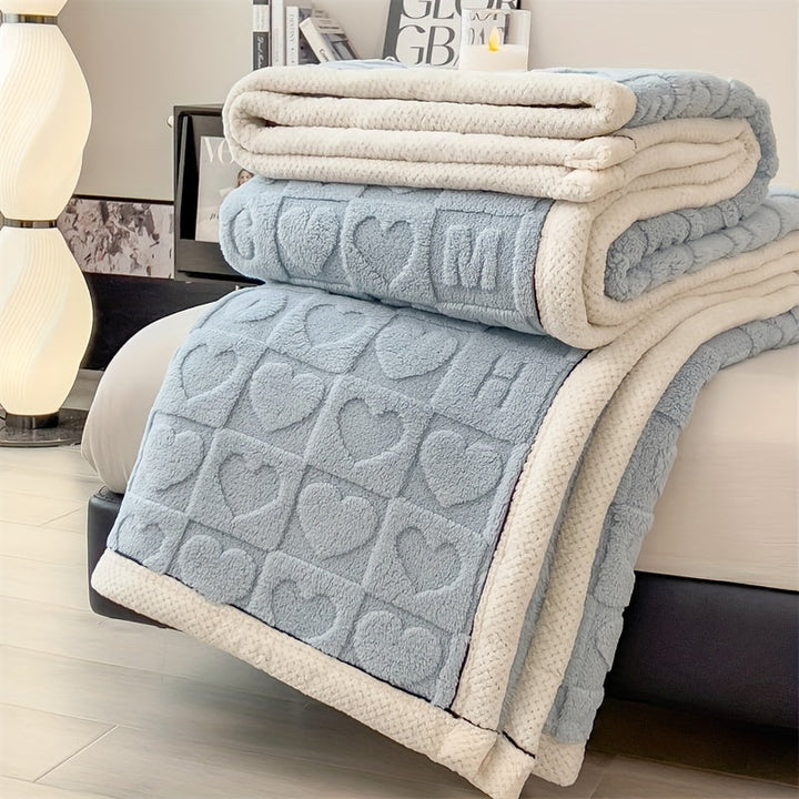 Stylish Coral Fleece Blanket for Ultimate Comfort Noxord