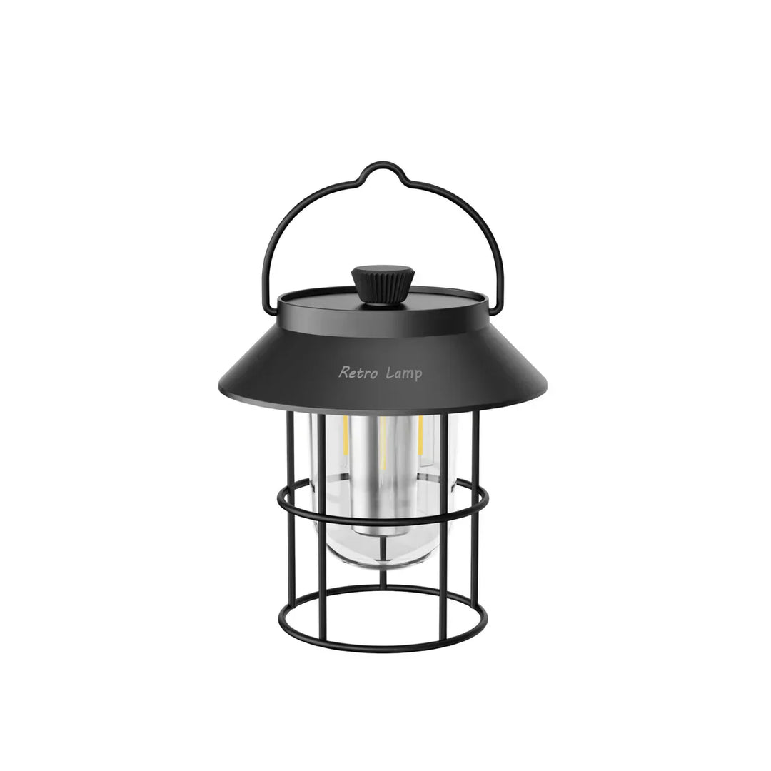 LED Camping Lantern in Retro Design – Portable Lamp for Indoor and Outdoor | Kalsten