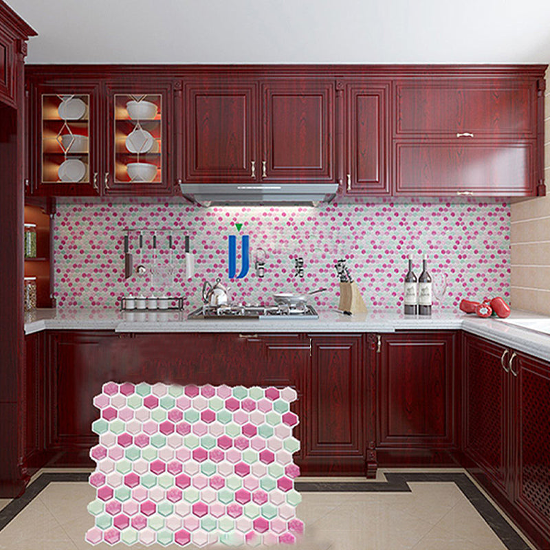 Kalsten | Colorful Mosaic Peel & Stick Tile Waterproof for Back Wall