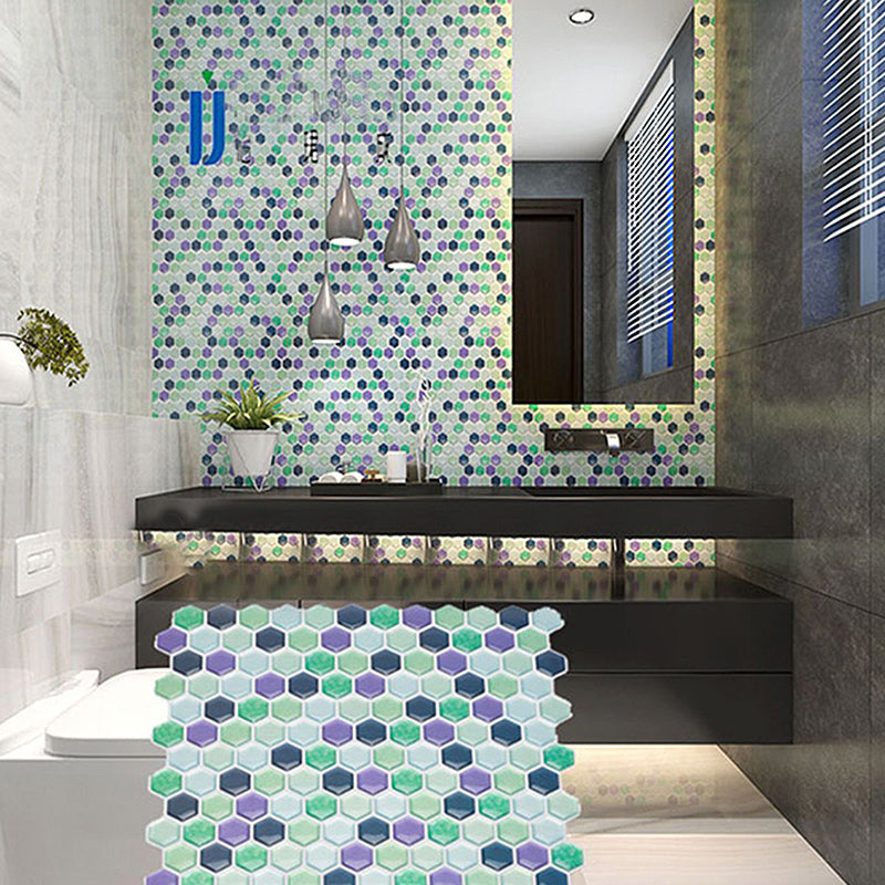 Kalsten | Colorful Mosaic Peel & Stick Tile Waterproof for Back Wall