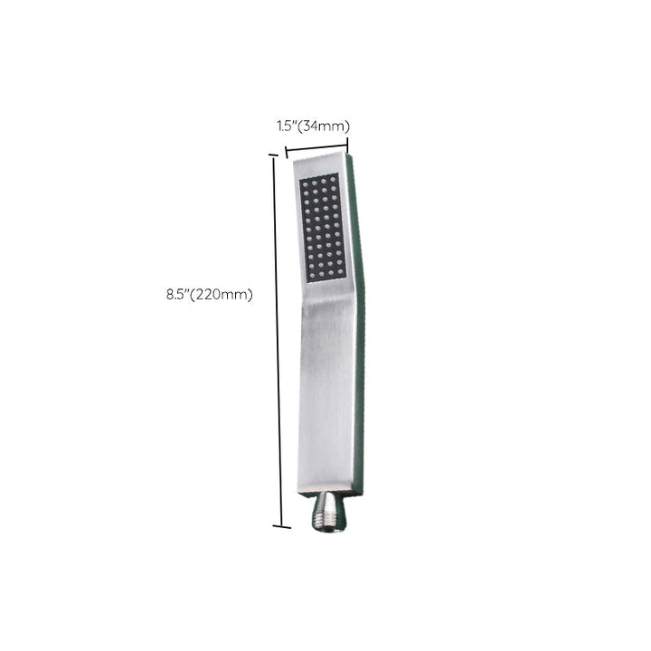 Kalsten | Simple Rectangle Shower Head 304 Stainless Steel Hand Shower