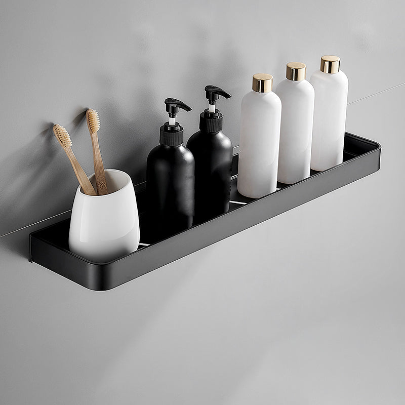 Matt Black Stainless Steel Bathroom Rack