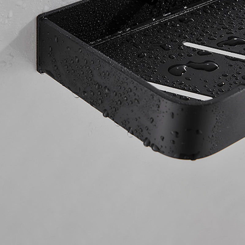 Matt Black Stainless Steel Bathroom Rack