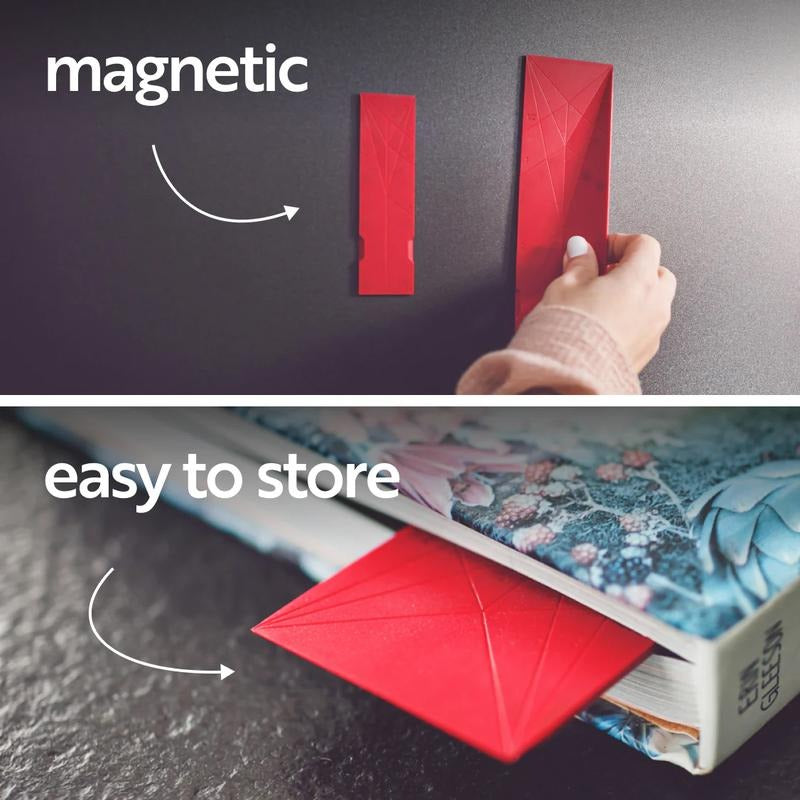 Kalsten | 3-in-1 Folding Measuring Spoons | TriScoop Magnetic Design | Space-Saving Kitchen Tool