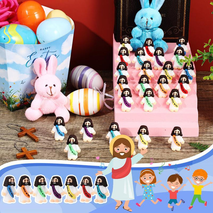 Kalsten | Mini Jesus Figurines With Jesus love You Slogan