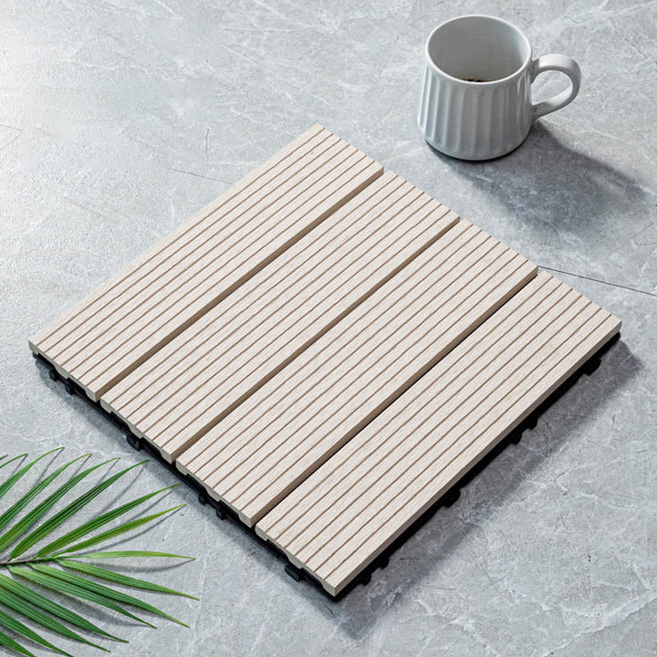 Kalsten | Classic wooden tiles for garden patio flooring to lay