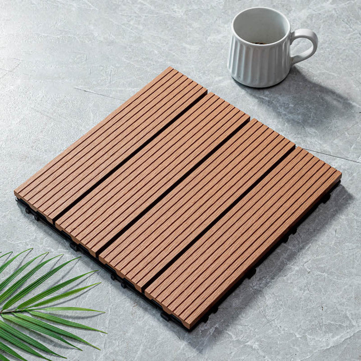 Kalsten | Classic wooden tiles for garden patio flooring to lay