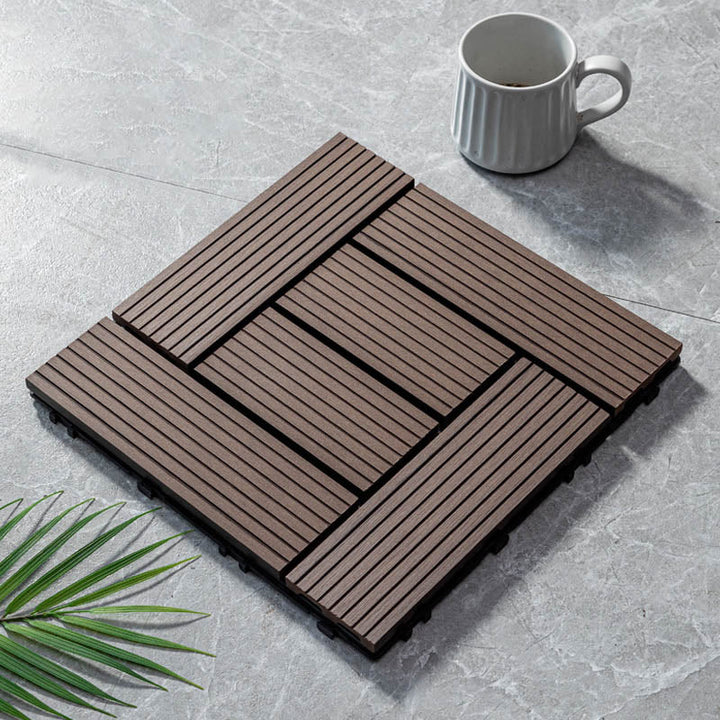 Kalsten | Classic wooden tiles for garden patio flooring to lay