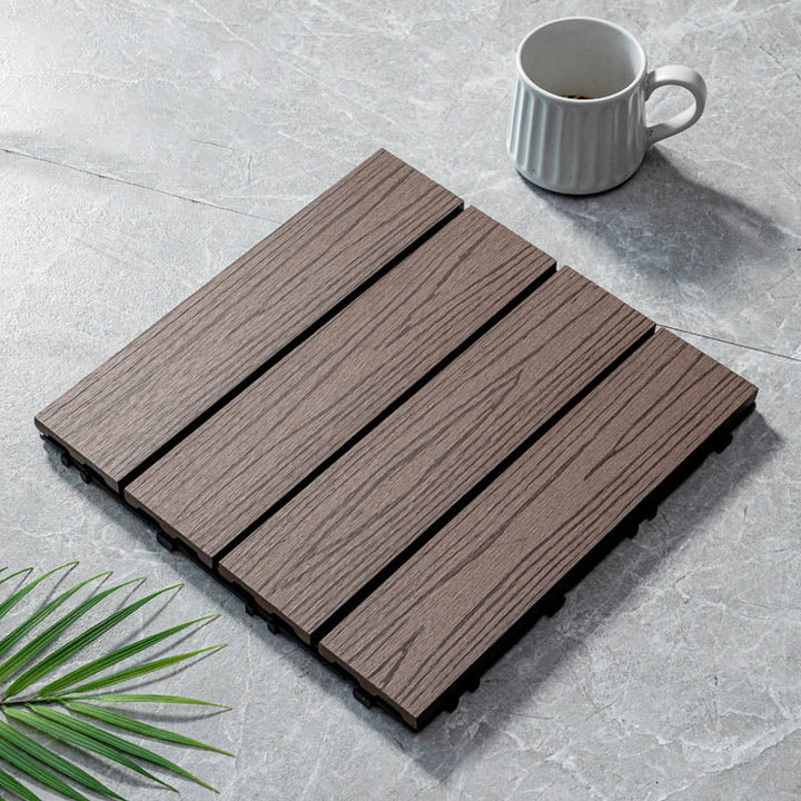 Kalsten | Classic wooden tiles for garden patio flooring to lay