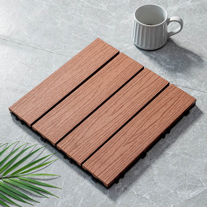 Kalsten | Classic wooden tiles for garden patio flooring to lay