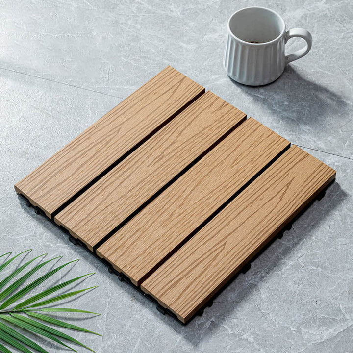 Kalsten | Classic wooden tiles for garden patio flooring to lay