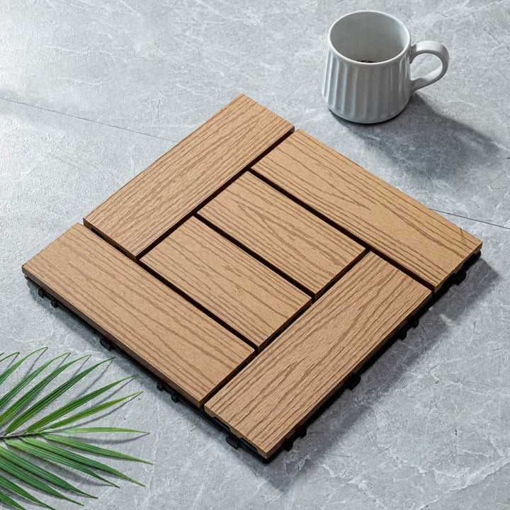 Kalsten | Classic wooden tiles for garden patio flooring to lay