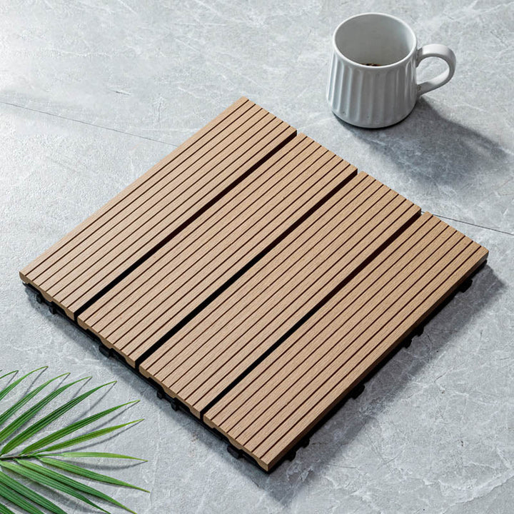 Kalsten | Classic wooden tiles for garden patio flooring to lay
