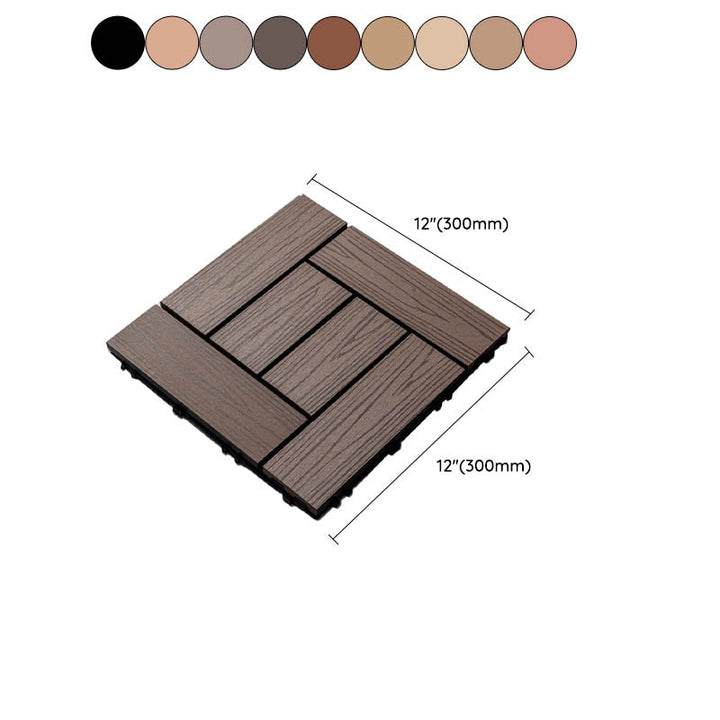 Kalsten | Classic wooden tiles for garden patio flooring to lay