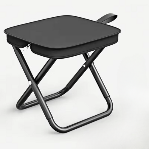 Kalsten | Portable Folding Camping Stool with Adjustable Zippers and Metal Frame