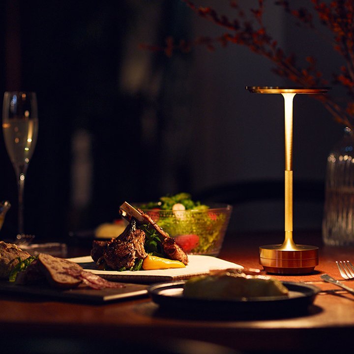 Cordless Table Lamp - Dimmable & Rechargeable Desk Light | Kalsten