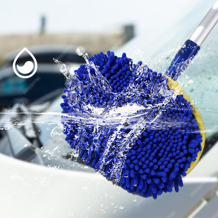 Telescopic car wash mop with extendable handle | Kalsten