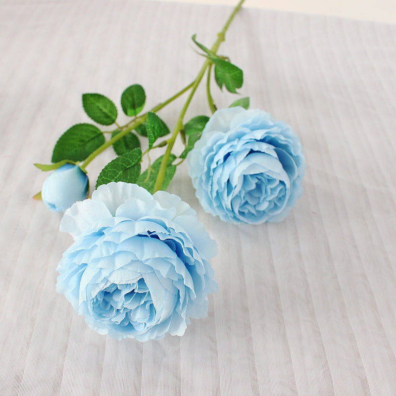 Realistic Peony Floral Stem