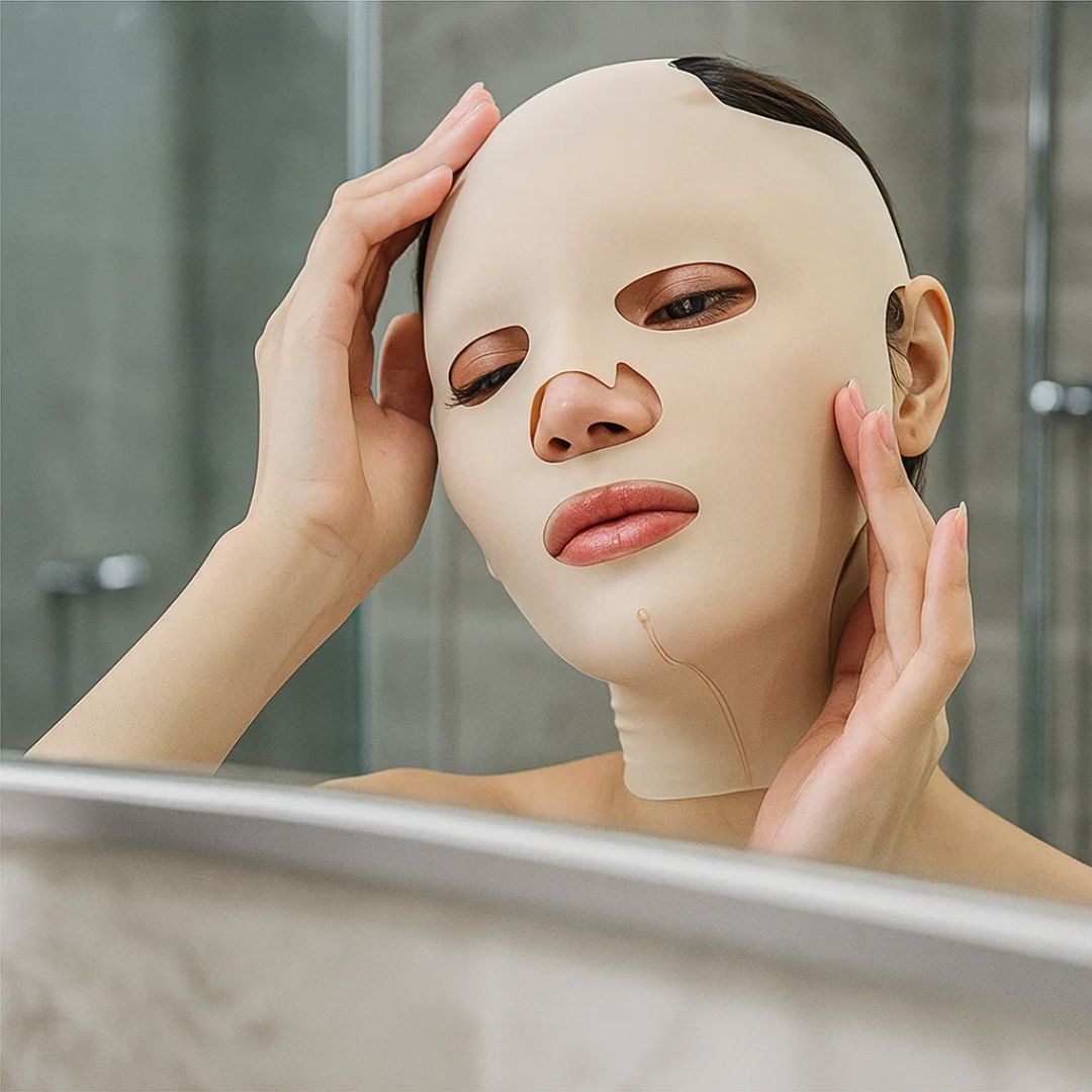 FirmLift | Anti‑Wrinkle Face Lift Mask – Reusable Compression – Soft Ergonomic Fit – Overnight Firming & Tightening for Mature Skin Noxord