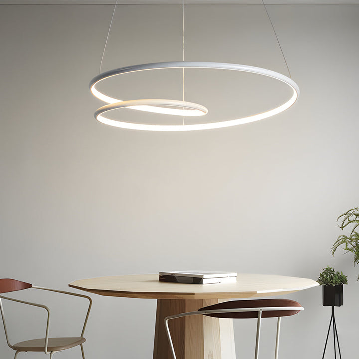 Modern LED chandelier with dimming function – pendant light for dining room and living room | Kalsten