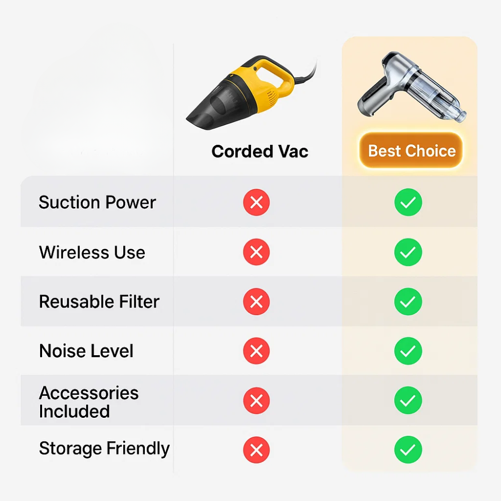 Compact Car Vacuum